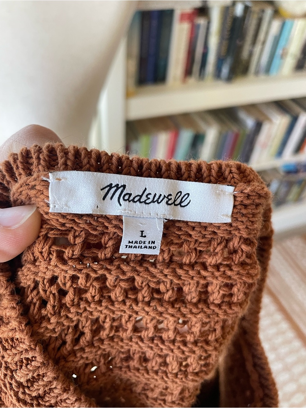 madewell cotton crocheted tank - Picture 6 of 6